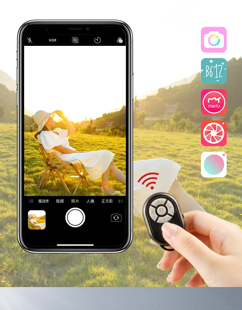 KEBISS Wireless Bluetooth Camera Remote Shutter