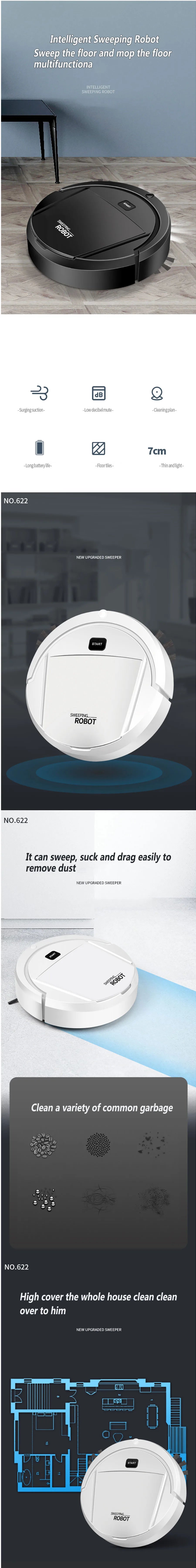 Donirt Smart Robot Vacuum Cleaner 3-in-1