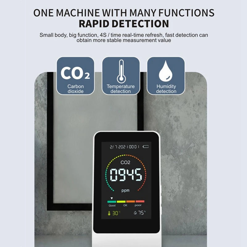 Smart 3-in-1 Air Quality Monitor
