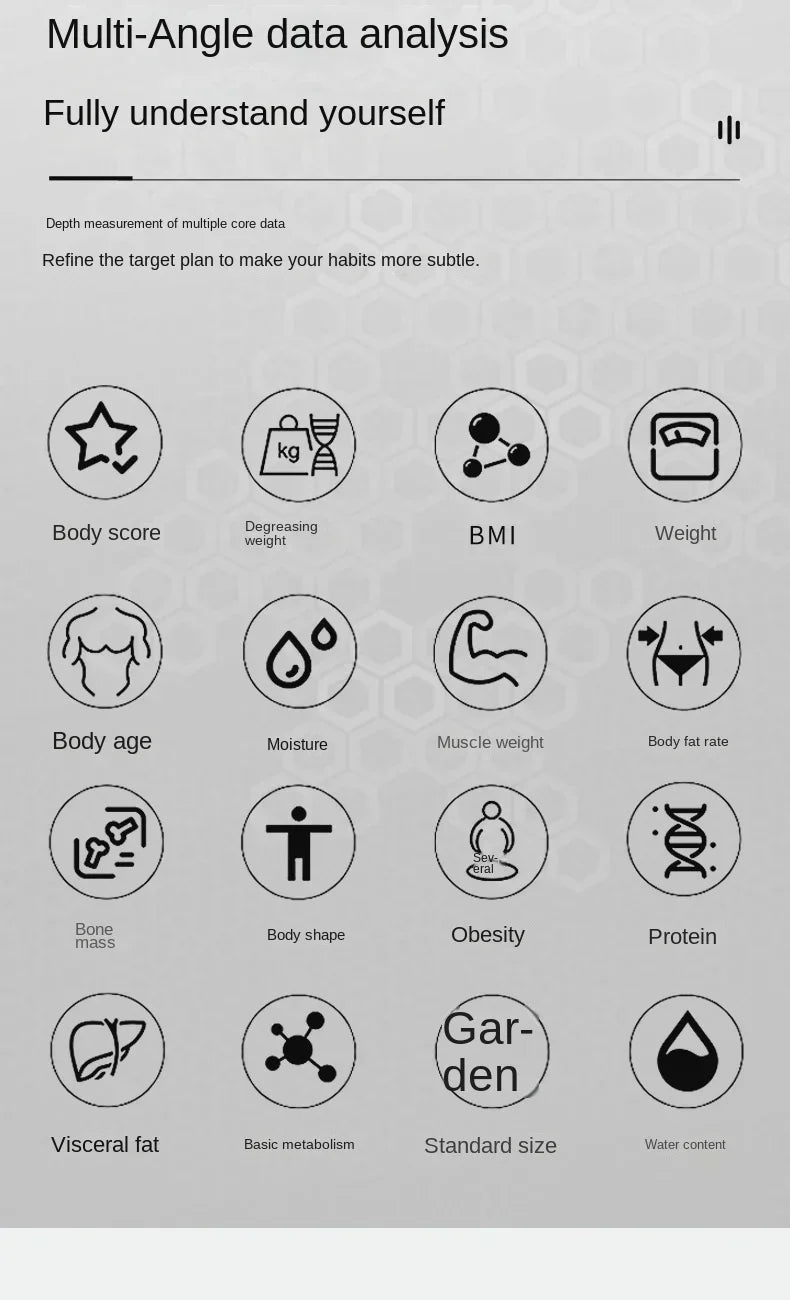 OEING Smart Body Fat Scale 200KG