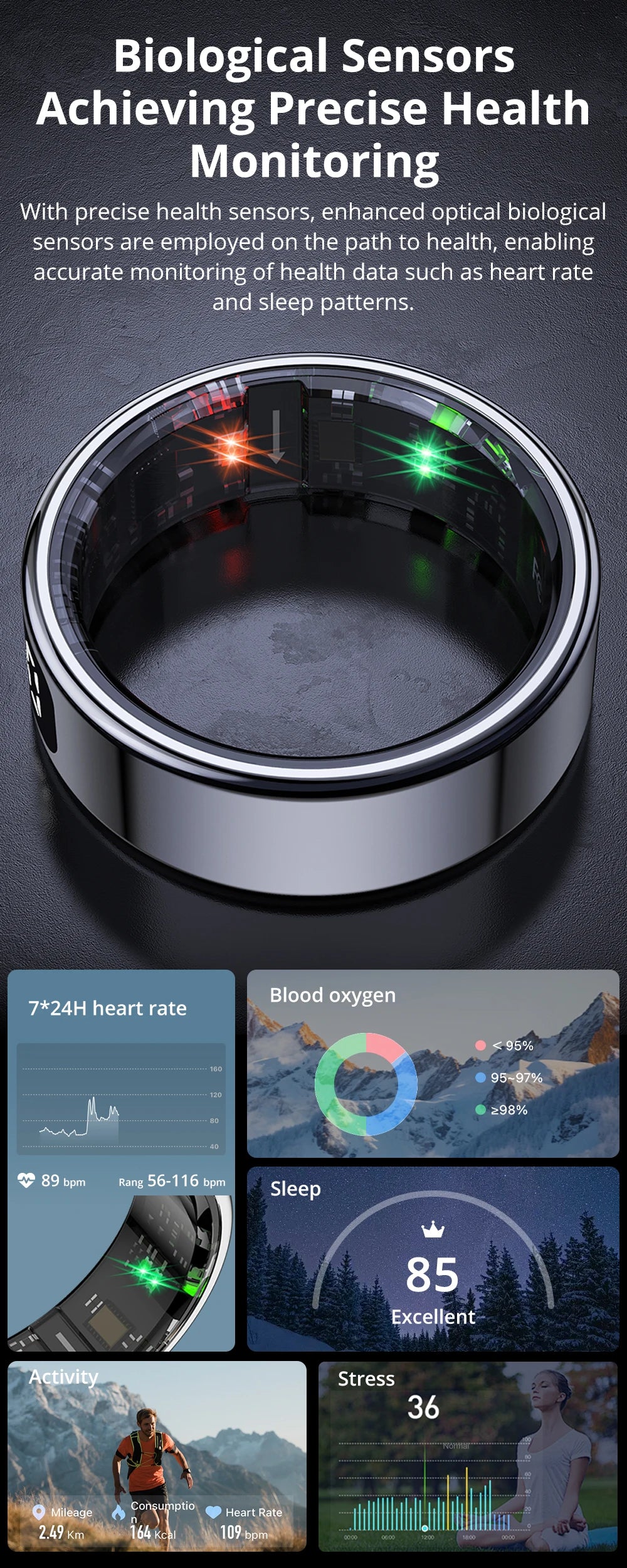 COLMI R12 Smart Ring with Touch Display