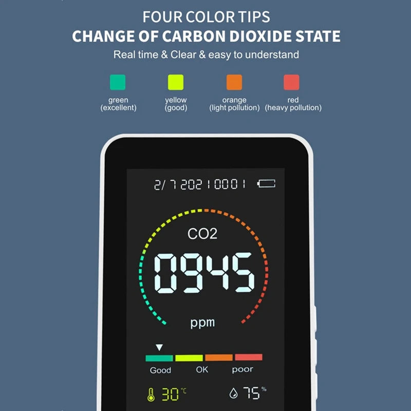 Smart 3-in-1 Air Quality Monitor