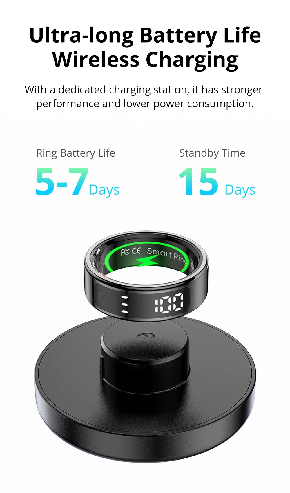 COLMI R12 Smart Ring with Touch Display