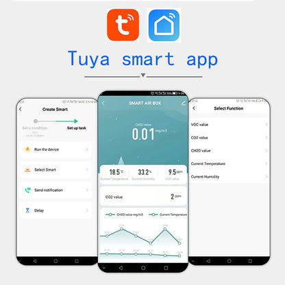 TELEHILL Tuya Smart WiFi Air Quality Monitor