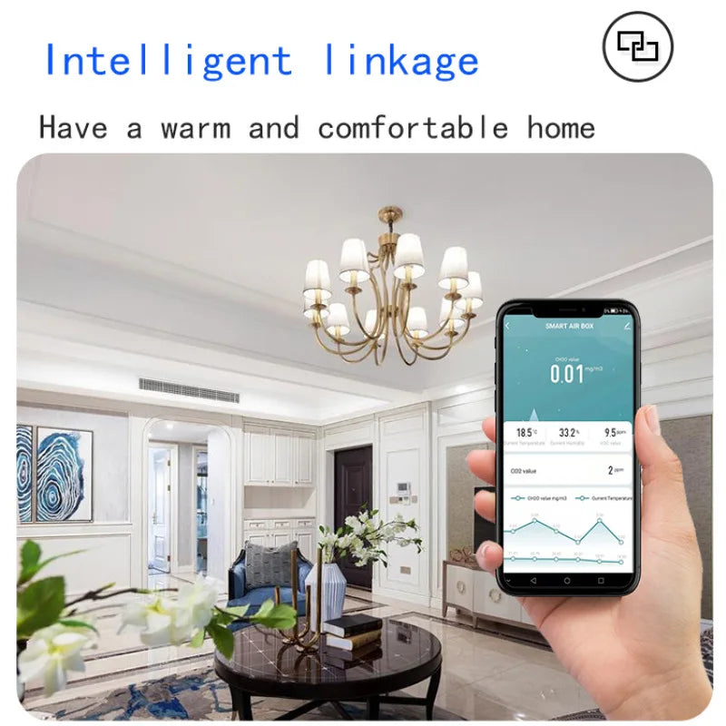 TELEHILL Tuya Smart WiFi Air Quality Monitor