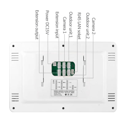 SYSD 7" Touch Screen Video Doorbell Intercom System