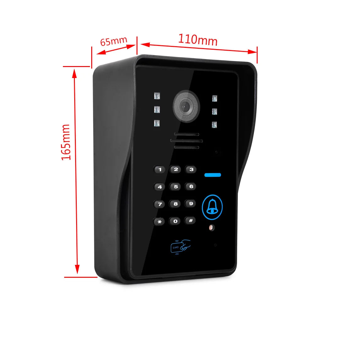 SYSD 7" Touch Screen Video Doorbell Intercom System