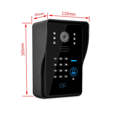SYSD 7" Touch Screen Video Doorbell Intercom System