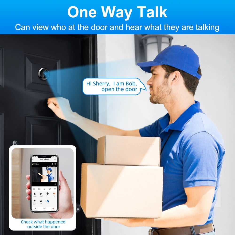 Hollarm 4.3" Smart Doorbell Camera 1080P HD