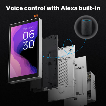 MOES 5-Inch Smart Home Control Panel with Built-in Alexa & ZigBee Gateway