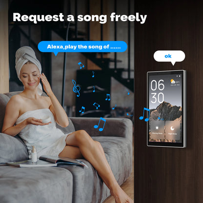MOES 5-Inch Smart Home Control Panel with Built-in Alexa & ZigBee Gateway
