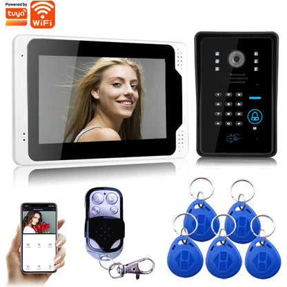 SYSD 7" Touch Screen Video Doorbell Intercom System