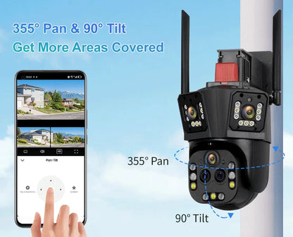 DiFang 10K UHD Security Camera with 20X Optical Zoom