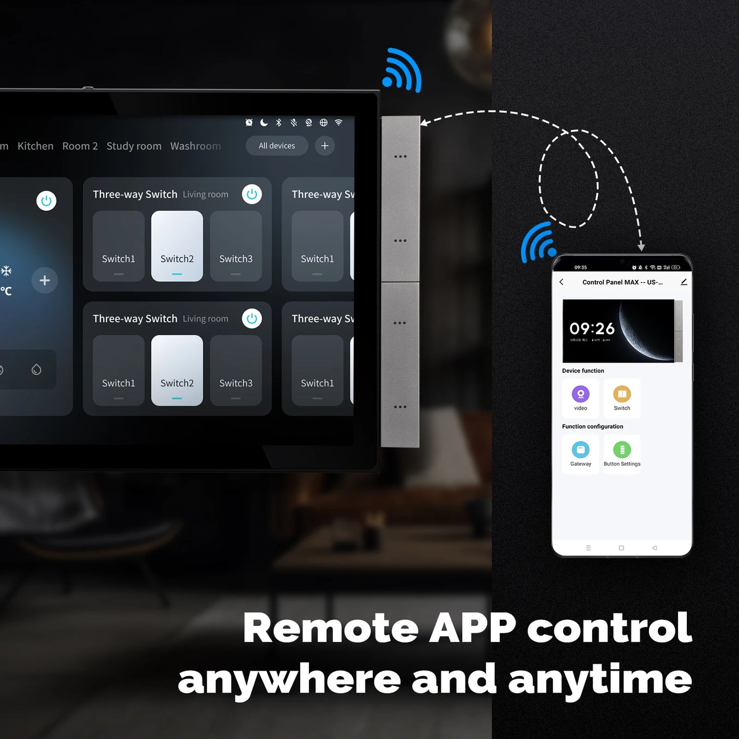 MOES Control Panel Max 10.1" Smart Home Hub