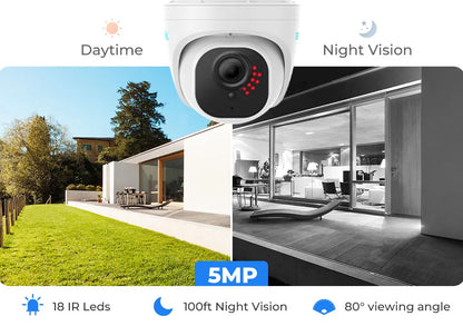 Reolink 5MP PoE Dome Security Camera