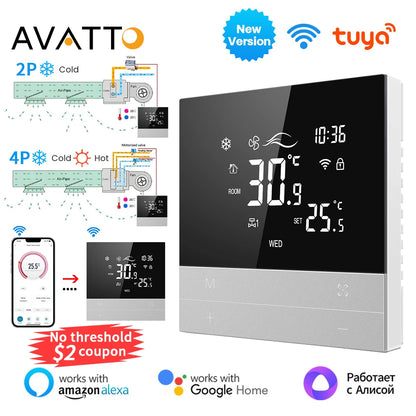 AVATTO WT300-P Smart WiFi Central Air Conditioning Thermostat