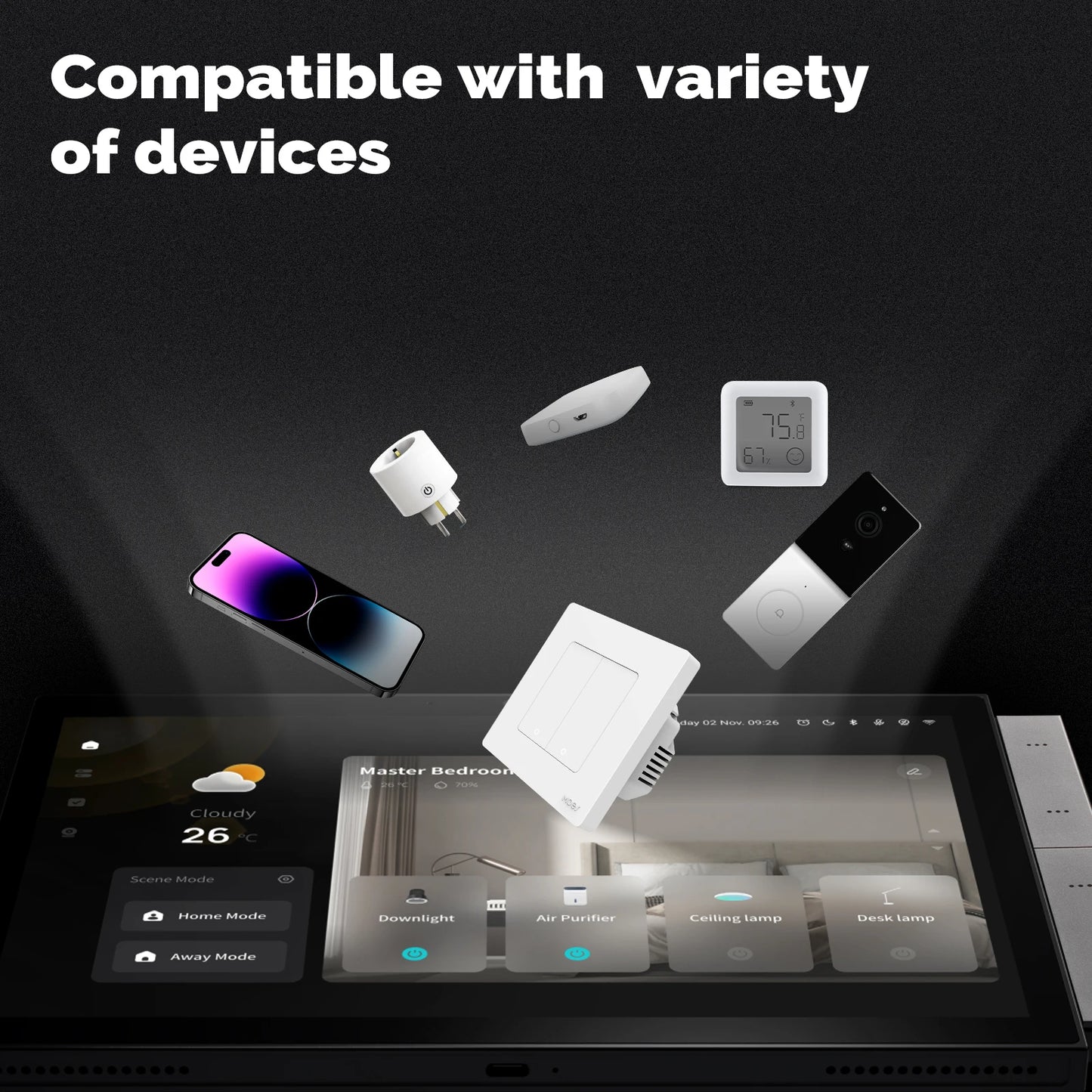 MOES Control Panel Max 10.1" Smart Home Hub