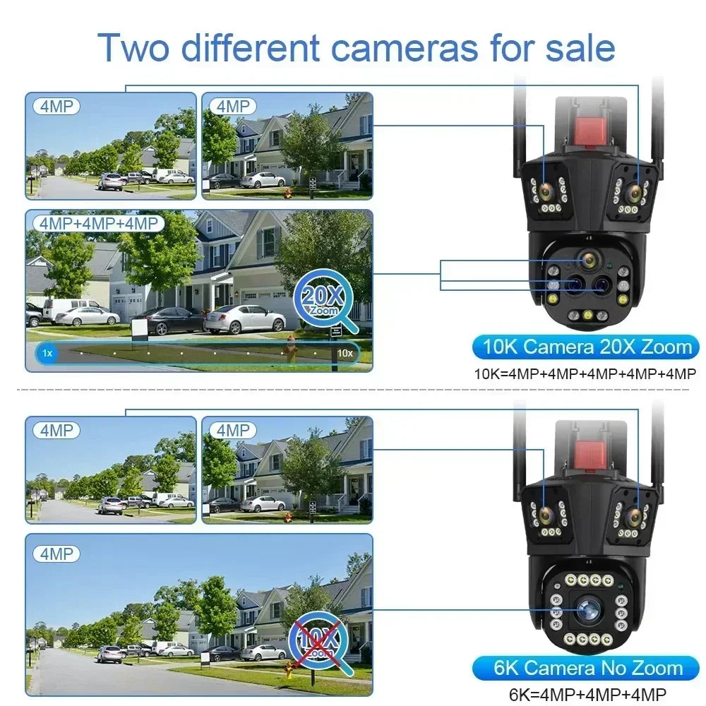 DiFang 10K UHD Security Camera with 20X Optical Zoom
