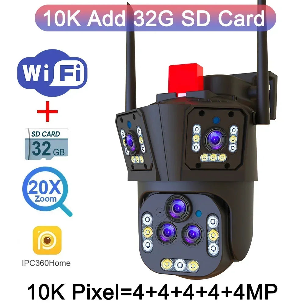 DiFang 10K UHD Security Camera with 20X Optical Zoom