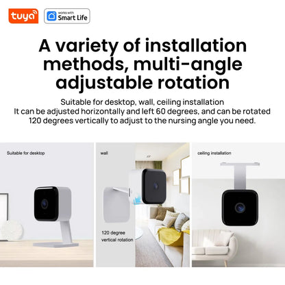 AI Smart Security Camera 1080p HD