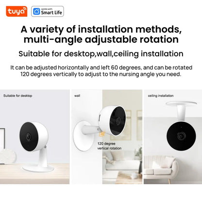AI Smart Security Camera 1080p HD