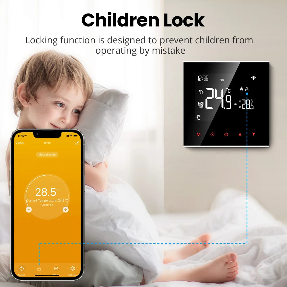AVATTO Smart WiFi/ZigBee Thermostat WT100