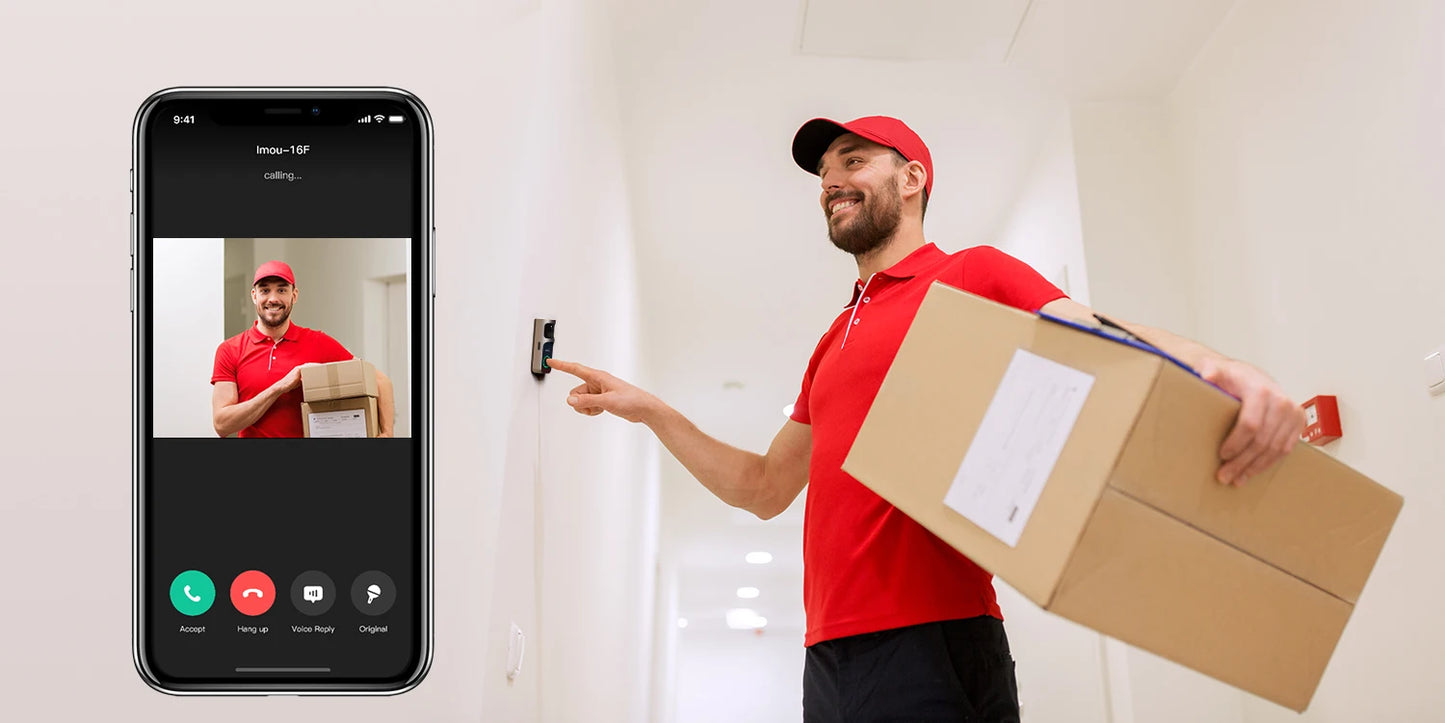 IMOU Doorbell 2S Kit 2K 3MP WiFi Video Doorbell Camera