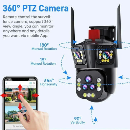 DiFang 10K UHD Security Camera with 20X Optical Zoom