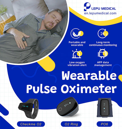 LEPU O2 Ring Wearable Pulse Oximeter