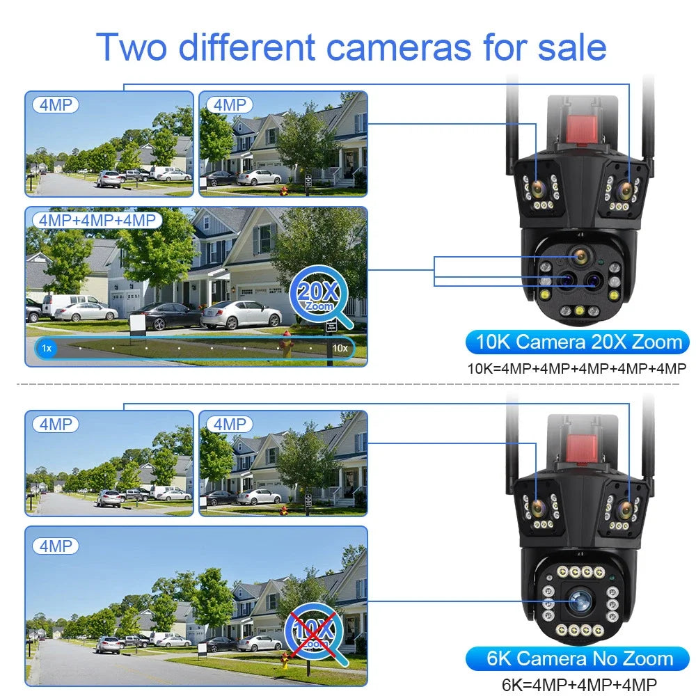DiFang 10K UHD Security Camera with 20X Optical Zoom
