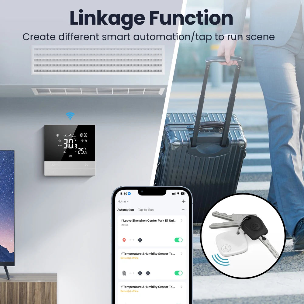AVATTO WT300-P Smart WiFi Central Air Conditioning Thermostat
