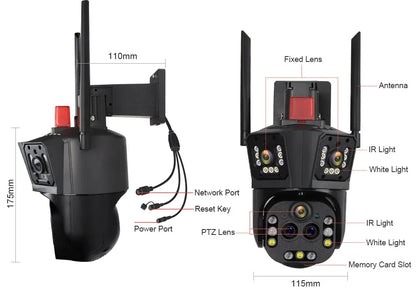 DiFang 10K UHD Security Camera with 20X Optical Zoom