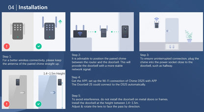 IMOU Doorbell 2S Kit 2K 3MP WiFi Video Doorbell Camera