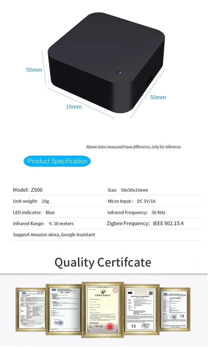 VIKEFON Universal Smart IR Remote Control Hub