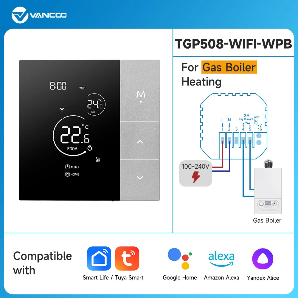 VANCOO TGP508 Smart WiFi Thermostat