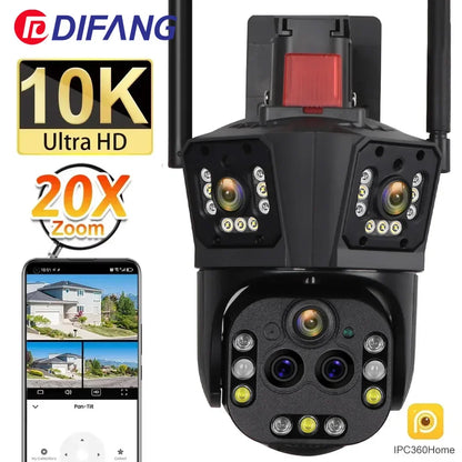 DiFang 10K UHD Security Camera with 20X Optical Zoom