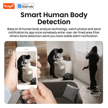 AI Smart Security Camera 1080p HD