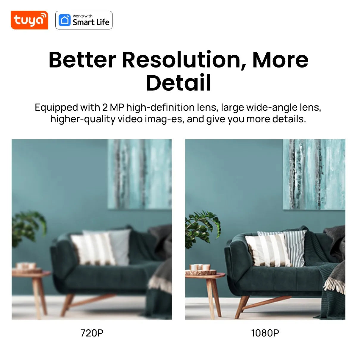 AI Smart Security Camera 1080p HD