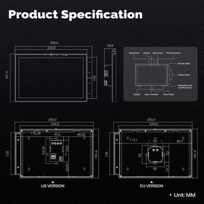 MOES Control Panel Max 10.1" Smart Home Hub