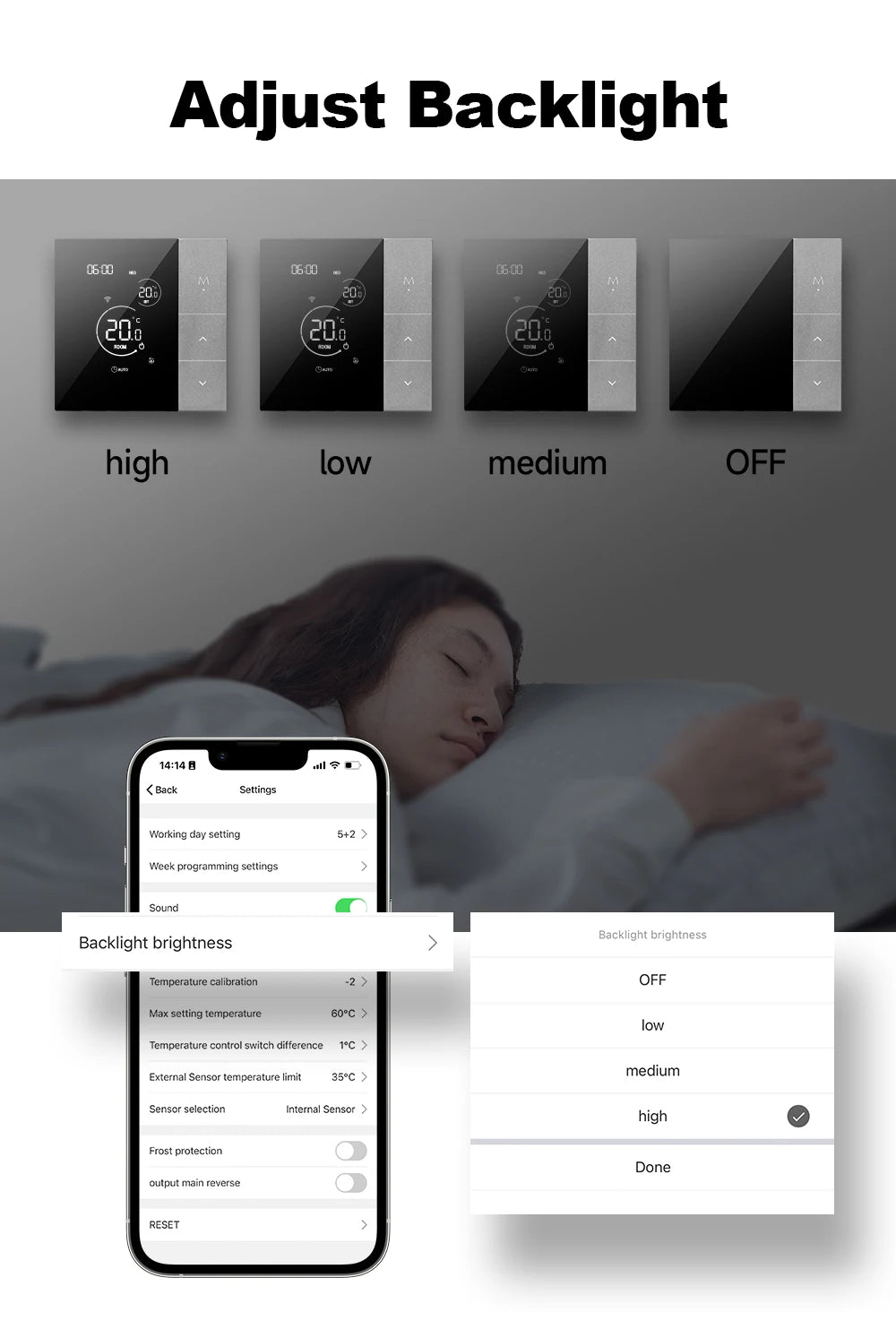 VANCOO TGP508 Smart WiFi Thermostat