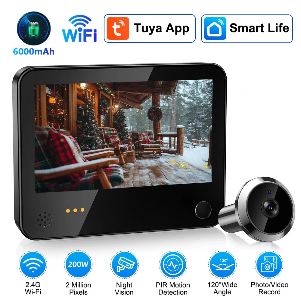Hollarm 4.3" Smart Doorbell Camera 1080P HD