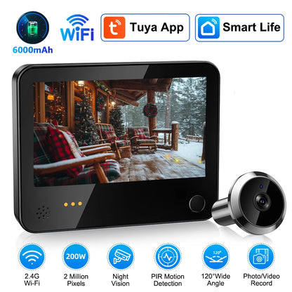 Hollarm 4.3" Smart Doorbell Camera 1080P HD