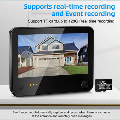 Hollarm 4.3" Smart Doorbell Camera 1080P HD